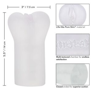 Calexotics-Boundless Guaina Vulvar Trasparente-TPE, impermeabile · Masturbatori (immagine 7)