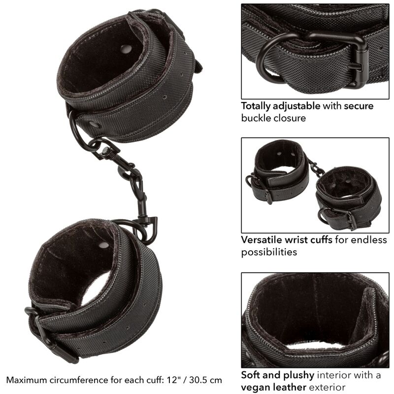 Calexotics-Manette Boundless per Polsini-Pelle Ecologica · Bondage & Manette (immagine 5)