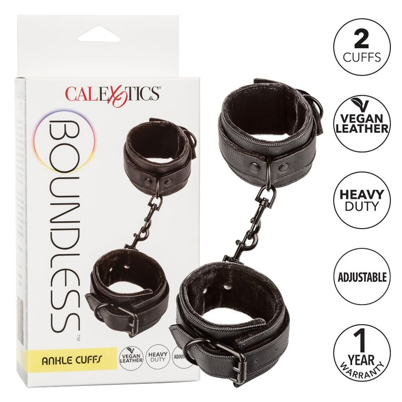 Calexotics-Boundless polsini per caviglie-pelle ecologica 3 Calexotics-Boundless polsini per caviglie-pelle ecologica · Bondage & Manette (imaginea 3)