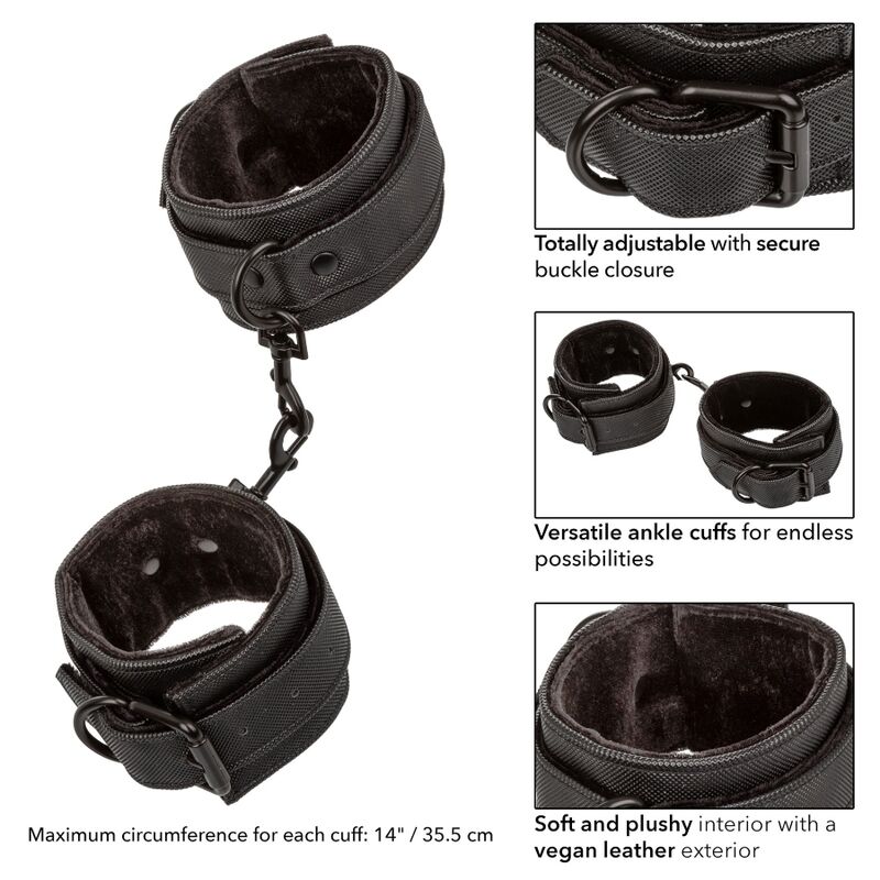 Calexotics-Boundless polsini per caviglie-pelle ecologica 4 Calexotics-Boundless polsini per caviglie-pelle ecologica · Bondage & Manette (imaginea 4)