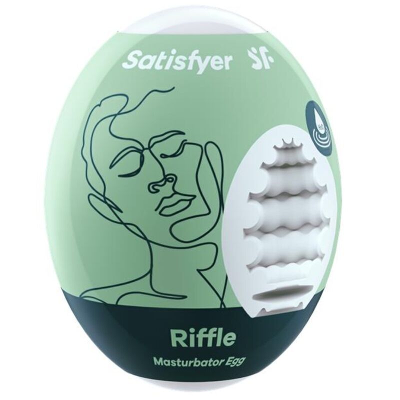 Satisfyer Eggs-Riffle O Masturbatore-TPE 1 Satisfyer Eggs-Riffle O Masturbatore-TPE · Masturbatori