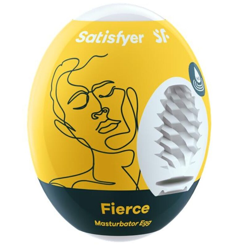 Satisfyer Eggs-Fierce O Masturbatore-TPE · Masturbatori