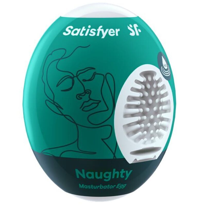 Satisfyer Eggs-Naughty O Masturbator-TPE 1 Satisfyer Eggs-Naughty O Masturbator-TPE · Masturbatori