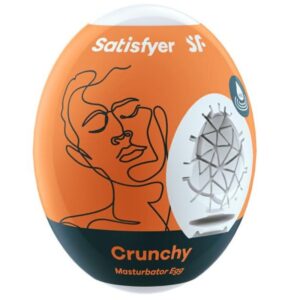 Satisfyer Eggs-O Masturbatore Crunchy-TPE 2 Satisfyer Eggs-O Masturbatore Crunchy-TPE · Masturbatori