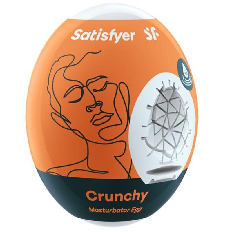 Satisfyer Eggs-O Masturbatore Crunchy-TPE 1 Satisfyer Eggs-O Masturbatore Crunchy-TPE · Masturbatori