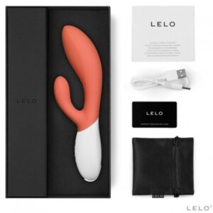 Lelo-Ina 3 Luxury Coral Rabbit Vibrator-Silicone, 10 velocità · Vibratori (imaginea 2)