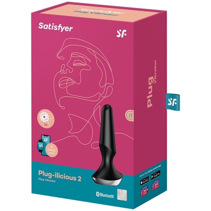 Satisfyer Connect-Plug Ilicious 2 Plug Vibratore Nero-Silicone · Accessori BDSM (immagine 5)