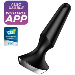Satisfyer Connect-Plug Ilicious 2 Plug Vibratore Nero-Silicone