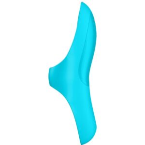 Satisfyer Vibrator-Teaser Vibrator de Deget Blue Light-Silicon · Vibratoare (imaginea 2)