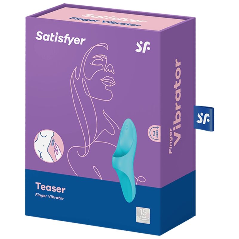 Satisfyer Vibrator-Teaser Vibrator de Deget Blue Light-Silicon · Vibratoare (imaginea 5)