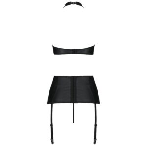 Passion-Nancy Set Tre Pezzi In Pelle Ecologica · Lingerie sexy donna (immagine 4)