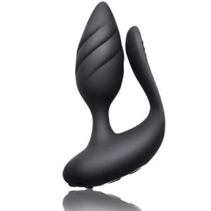 Rocks-Cocktail Plug con telecomando - Nero-Silicone, 10 velocità 13 Rocks-Cocktail Plug con telecomando - Nero-Silicone, 10 velocità — ROCKS-OFF · Accessori BDSM (imaginea 5)