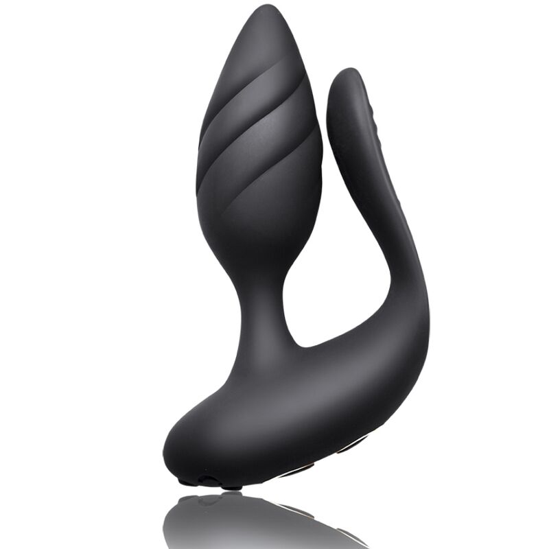 Rocks-Cocktail Plug con telecomando - Nero-Silicone, 10 velocità 5 Rocks-Cocktail Plug con telecomando - Nero-Silicone, 10 velocità — ROCKS-OFF · Accessori BDSM (imaginea 5)