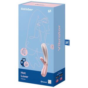 Satisfyer Connect-Hot Lover Vibrator Rosa & Beige-Silicone, 12 · Giocattoli per coppie (imaginea 3)