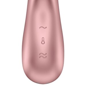 Satisfyer Connect-Hot Lover Vibrator Rosa & Beige-Silicone, 12 · Giocattoli per coppie (imaginea 5)