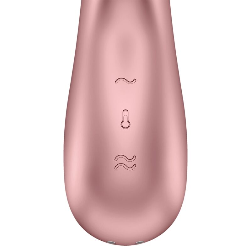 Satisfyer Connect-Hot Lover Vibrator Rosa & Beige-Silicone, 12 · Giocattoli per coppie (imaginea 5)