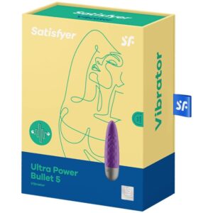 Satisfyer Vibrator-Ultra Power Bullet 5 Viola-Silicone, 12 velocità · Vibratori (imaginea 4)