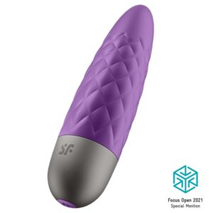 Satisfyer Vibrator-Ultra Power Bullet 5 Viola-Silicone, 12 velocità · Vibratori
