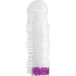 Ohmama-Manșon Texturat pentru Penis cu Microvibrator Bullet · Inele & Mansoane Penis