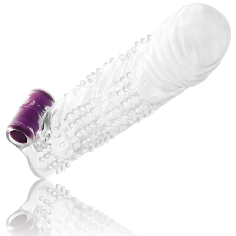 Ohmama-Guaina Textured per Pene con Microvibrator Bullet · Anelli & Guaine per pene (immagine 2)