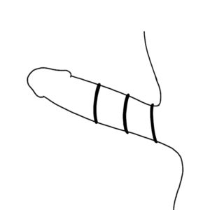 Ohmama-Set di 3 anelli per il pene in silicone nero 4 Ohmama-Set di 3 anelli per il pene in silicone nero · Anelli & Guaine per pene (imaginea 2)