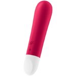 Satisfyer Vibrator-Ultra Power Bullet 1 Rosso-Silicone, 12 velocità · Vibratori