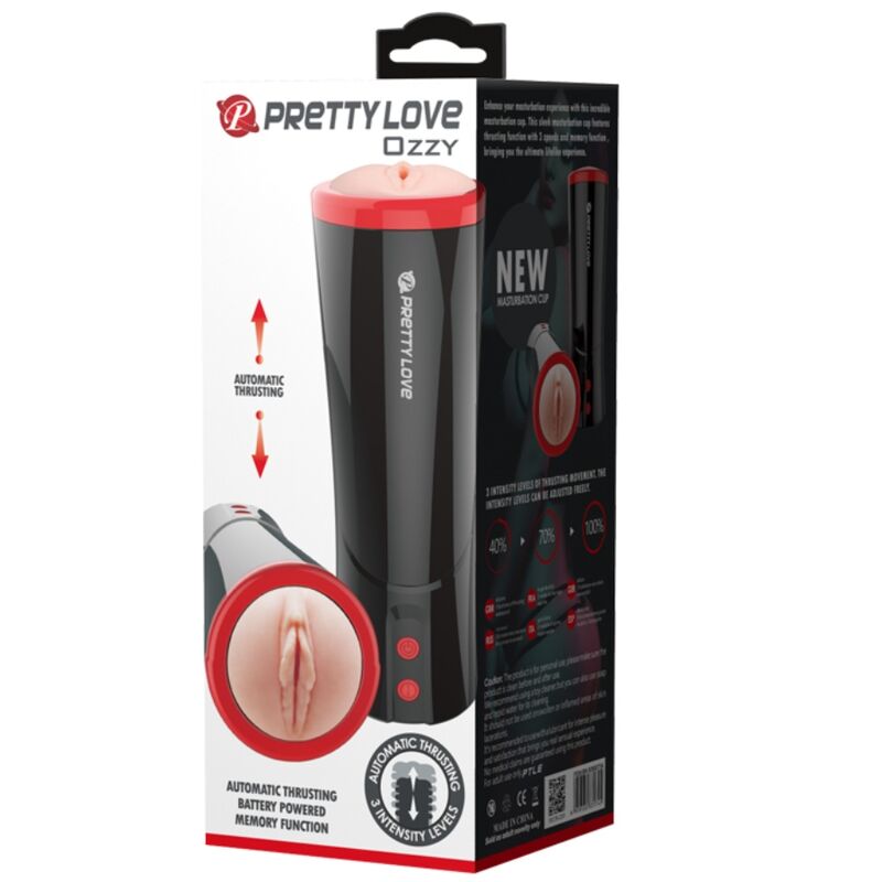 Bodies & Masturbators-Masturbatore multifunzione Ozzy — PRETTY LOVE · Masturbatori (imaginea 5)