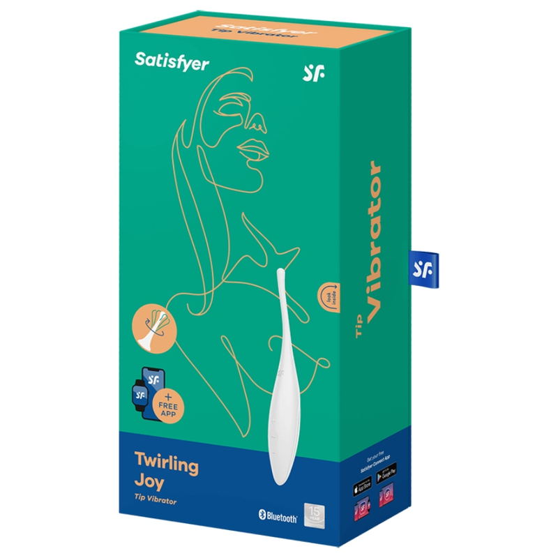 Satisfyer Connect-Twirling Joy Vibratore per Clitoride · Giocattoli per coppie (immagine 5)