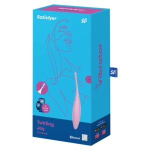 Satisfyer-Vibratore Twirling Joy con punta clitoridea Rosa · Vibratori (immagine 3)