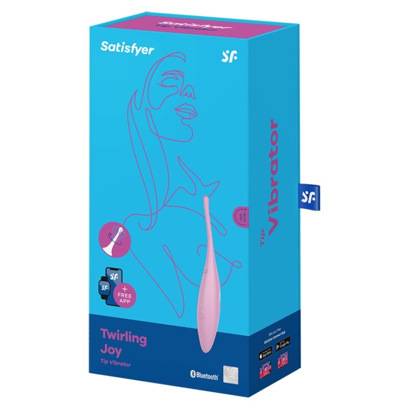 Satisfyer-Vibratore Twirling Joy con punta clitoridea Rosa · Vibratori (immagine 3)