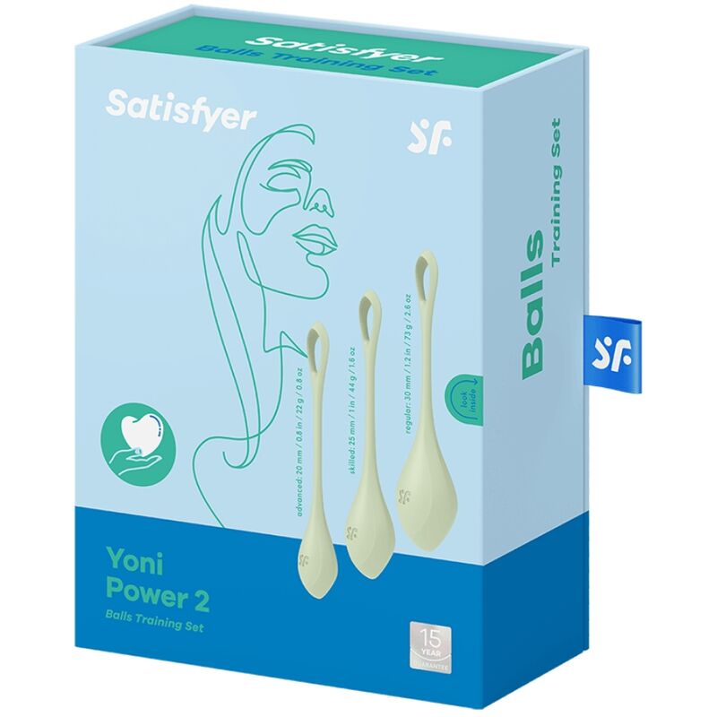 Satisfyer Balls-Yoni Power 2 Set di allenamento in silicone 12 Satisfyer Balls-Yoni Power 2 Set di allenamento in silicone · Giocattoli anali (imaginea 2)