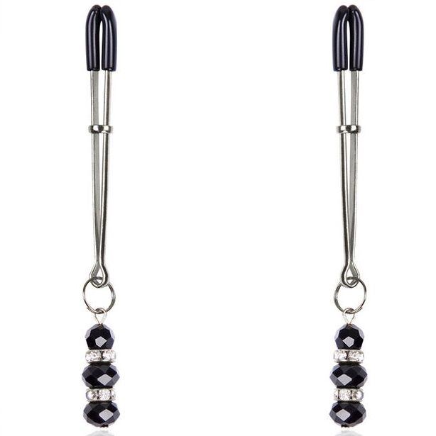 Ohmama Fetish-Morsetti per capezzoli con cristalli 1 Ohmama Fetish-Morsetti per capezzoli con cristalli · Accessori BDSM