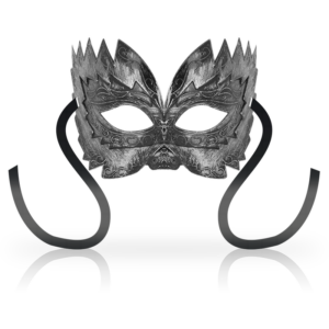 Ohmama Masks-Maschera Antizaz Stile Veneziano Argento