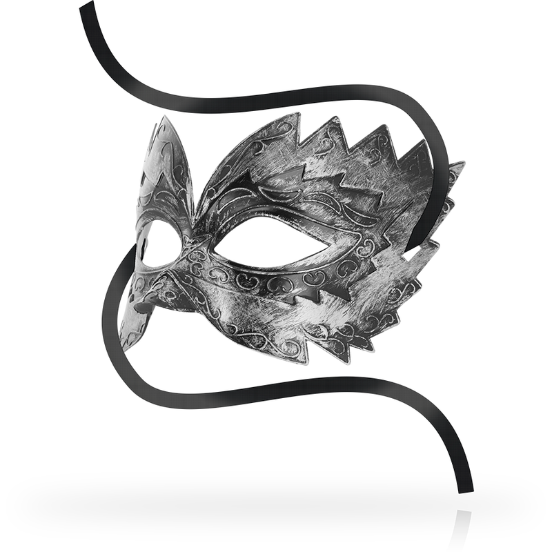 Ohmama Masks-Maschera Antizaz Stile Veneziano Argento 2 Ohmama Masks-Maschera Antizaz Stile Veneziano Argento · Accessori lingerie (imaginea 2)
