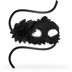 Ohmama-Maschera Veneziana con Fiore Laterale Nera 3 Ohmama-Maschera Veneziana con Fiore Laterale Nera · Accessori lingerie (imaginea 2)