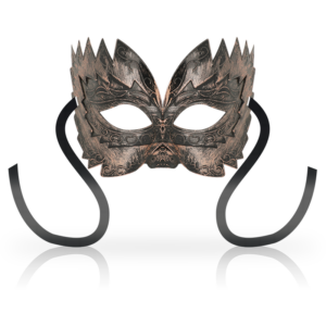 Ohmama-Maschera veneziana con modello in rilievo in rame · Accessori lingerie