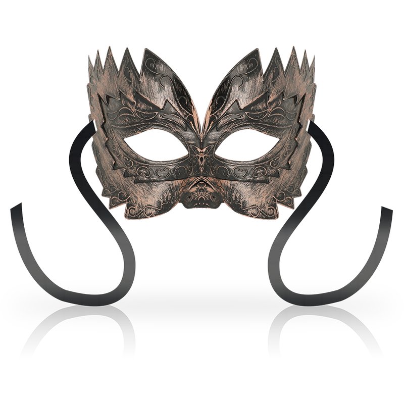 Ohmama-Maschera veneziana con modello in rilievo in rame · Accessori lingerie