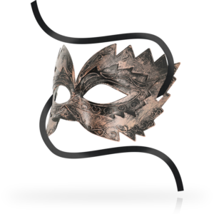 Ohmama-Maschera veneziana con modello in rilievo in rame · Accessori lingerie (immagine 2)