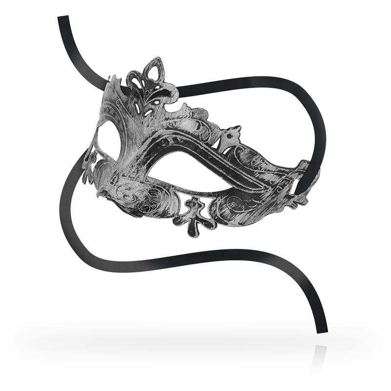 Ohmama Masks-Maschera Stile Veneziano Argento 2 Ohmama Masks-Maschera Stile Veneziano Argento · Accessori lingerie (imaginea 2)