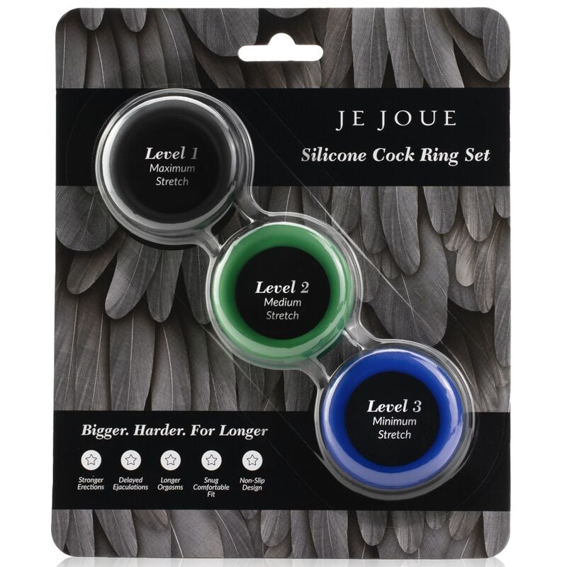 Je Joue-Set di anelli del pene in silicone 2 Je Joue-Set di anelli del pene in silicone · Anelli & Guaine per pene (imaginea 2)