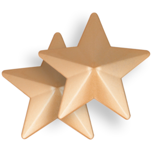 Coquette Accessories-Protezioni per i capezzoli Stella d'Oro-Metallo — COQUETTE CHIC DESIRE · Accessori lingerie (imaginea 4)