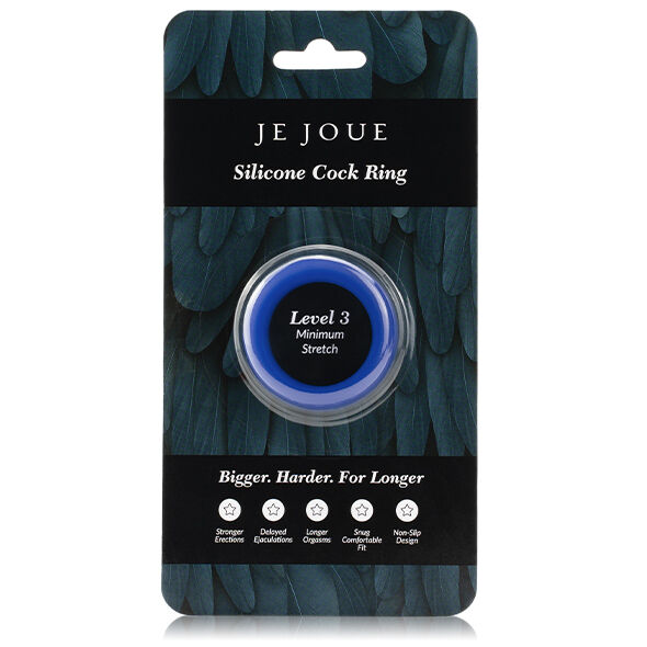 Je Joue-Anello in Silicone Blu - Strangolamento Minimo · Anelli & Guaine per pene (immagine 6)
