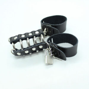 Ohmama Fetish-Gabbia per il pene con anelli e cinghie metalliche 9 Ohmama Fetish-Gabbia per il pene con anelli e cinghie metalliche · Accessori BDSM (imaginea 4)
