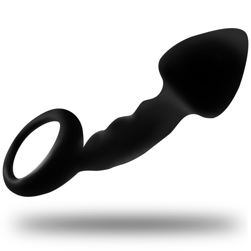 Ohmama-Plug anale Cannellato di Silicone con Anello 1 Ohmama-Plug anale Cannellato di Silicone con Anello · Accessori BDSM