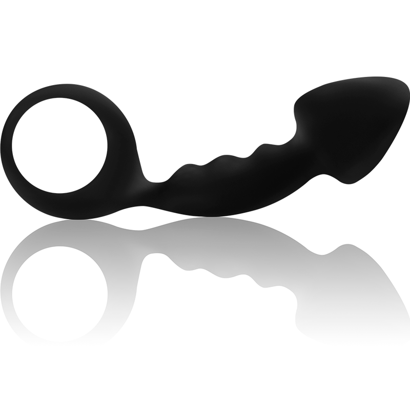 Ohmama-Plug anale Cannellato di Silicone con Anello 2 Ohmama-Plug anale Cannellato di Silicone con Anello · Accessori BDSM (imaginea 2)