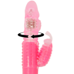 Ohmama-Vibratore coniglio rotante in silicone · Vibratori