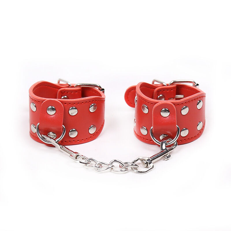 Ohmama Fetish-Manette regolabili a catena in metallo