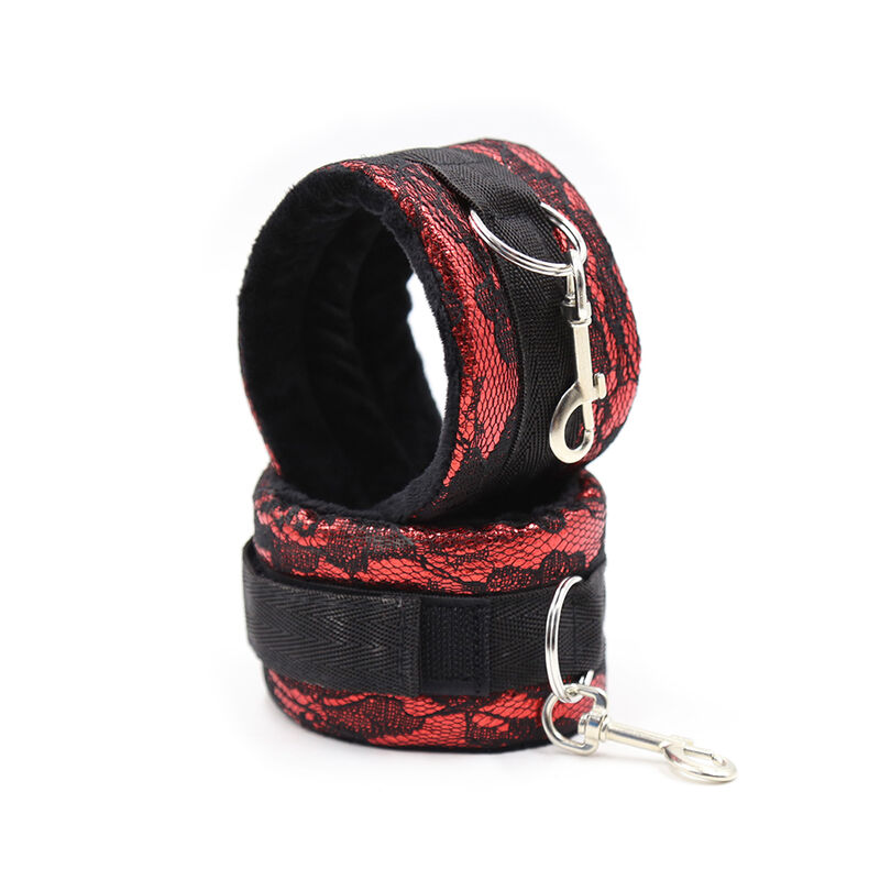 Ohmama Fetish-Manette in velluto con nastro in nylon-PVC 3 Ohmama Fetish-Manette in velluto con nastro in nylon-PVC · Bondage & Manette (imaginea 3)