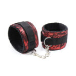 Ohmama Fetish-Cătușe din Catifea cu Bandă din Nylon-PVC · Bondage & Catuse