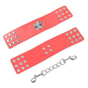 Ohmama Fetish-Manette Rosse con Chiusura Snap-Metal 20 Ohmama Fetish-Manette Rosse con Chiusura Snap-Metal · Bondage & Manette (imaginea 10)